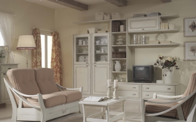 soggiorno shabby